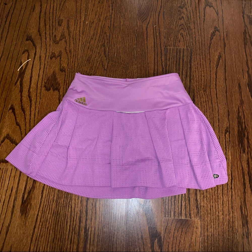 Vintage Adidas Purple Tennis Skirt with Built in shorts